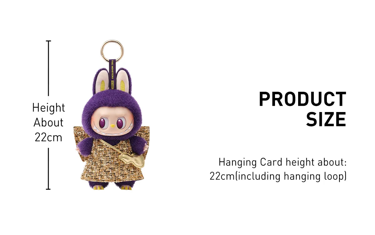 LABUBU × PRONOUNCE - WINGS OF FORTUNE Vinyl Plush Hanging Card
