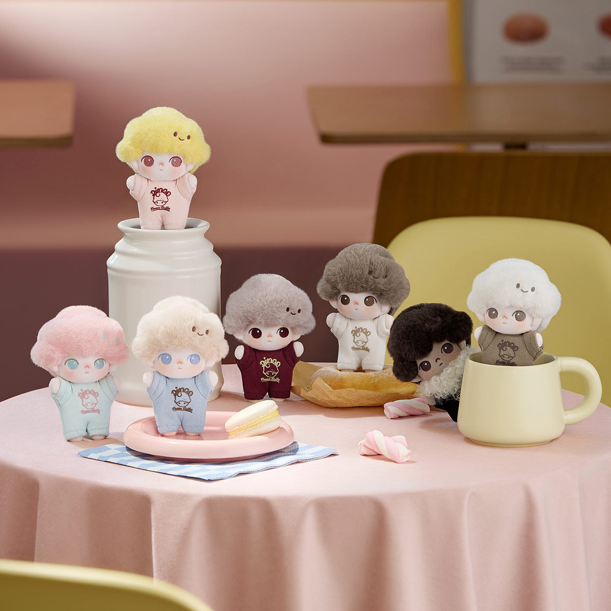 DIMOO Crush on Coffee Series - Plush Keychain Blind Box
