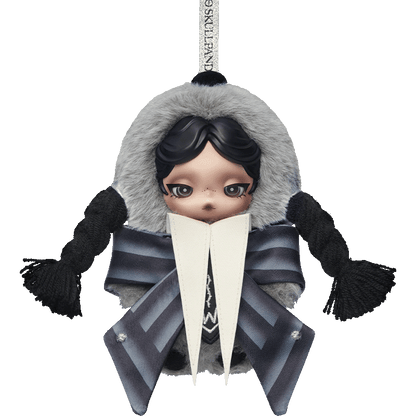 SKULLPANDA × Wednesday Plush - (Nevermore Academy Uniform Version）