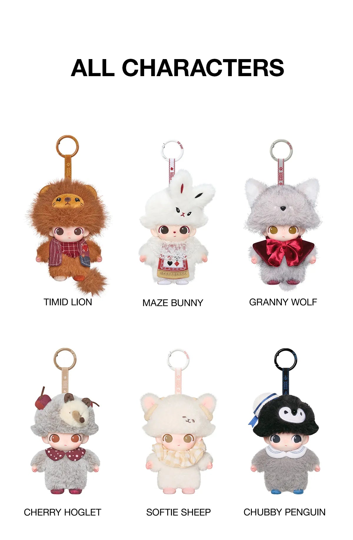 DIMOO - The Secret Theatre Club Series-Vinyl Plush Pendant Blind Box